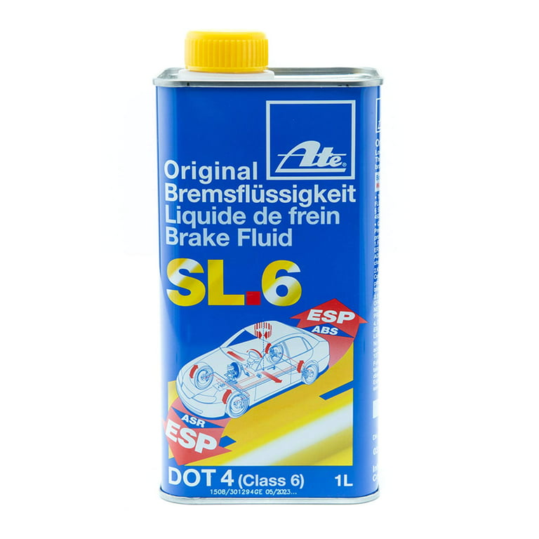 ATE SL.6 DOT4 Low Viscosity Brake Fluid - 1 Liter 3C100237682ATE - Advance  Auto Parts