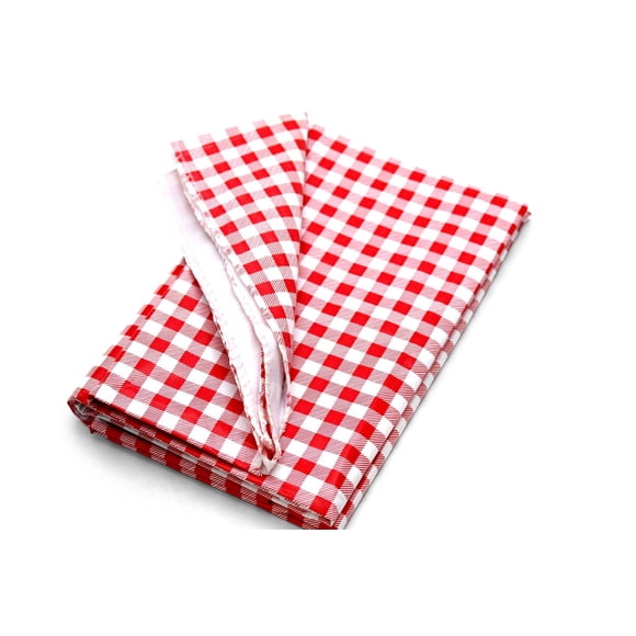 Coghlan's nappe de pique-nique à carreaux 54 x 72 po - polyéthylène alimentaire, facile à essuyer, bords cousus, résistante à la déchirure