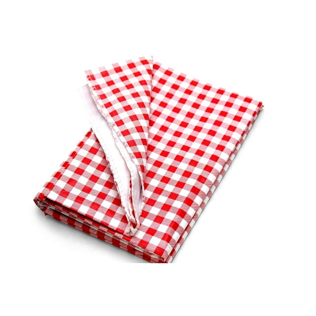 Coghlan's nappe de pique-nique à carreaux 54 x 72 po - polyéthylène alimentaire, facile à essuyer, bords cousus, résistante à la déchirure