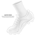 thumbnail image 4 of Compression Running Ankle Socks for Men and Women (6 Pairs), Quarter Athletic Socks for Running, Cycling, Golf, Work, 4 of 5
