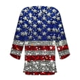 thumbnail image 4 of successthop Womens Floral Print Bell 3/4 Sleeve Cardigan Lightweight Open Front Button Down Cover Up Casual Blouse Tops Everyday Wear Beach Vacation Outfits Going Out Cardigan Resort Wear, 4 of 5