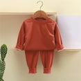 thumbnail image 3 of ZRBYWB Girls Nightgowns Autumn Winter Sets Baby Pajamas Girls Boys Home Wear Autumn Long Sleeve Base Shirt Pants Sleepwear, 3 of 3