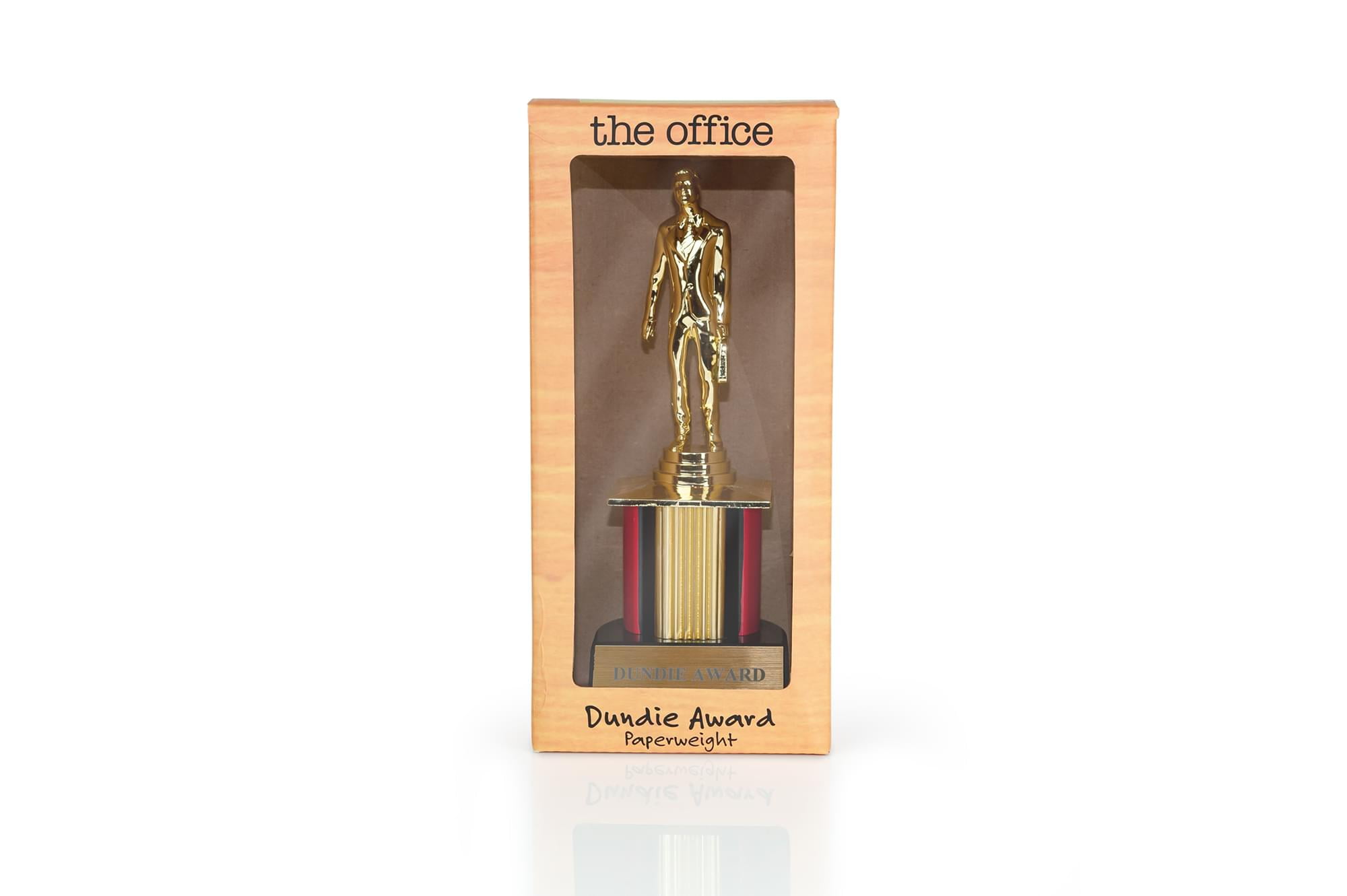 Surreal Entertainment SRE-PW-OFF-DUNDIE-C The Office Dundie Award Replica With 6 Interchangeable Plates, 8 Inches Tall