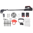 thumbnail image 5 of G·PEH Electric Weed Eater Lawn Edger Cordless Grass String Trimmer Cutter 24V &Battery, 5 of 16