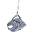 thumbnail image 1 of TISHITA Small Pet Outdoor Walking Harness and Leash Set Chest Strap Harness for Rabbit S Blue, 1 of 8