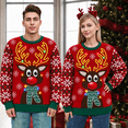 thumbnail image 5 of Aideaone Ugly Christmas Light up Sweater for Women/Men with Multi-Colored Led Flashing Lights Knitted Sweater, 5 of 8