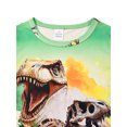 thumbnail image 6 of QEFJNO 3-10Y Kids Boys Pajamas Set 2 PCS Short Sleeve Top and Shorts Pants for Toddler Boys Dinosaur Pjs Summer, 6 of 13