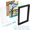 thumbnail image 3 of 10 pcs Transparent Acrylic Sheets Thick Extruded Plexiglass Message Board Sheets for Crafts Picture Frame Projects Display DIY, 3 of 4
