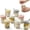 B, variant on 8 Pack Glass Oats Containers with Lids and Spoon, 12oz Breakfast Jars, Leakproof Glass Containers for Yogurt Chia Pudding A