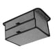 thumbnail image 5 of Bandeja para lápices debajo del escritorio, caja de almacenamiento, organizador de doble capa, papelería de oficina, fácil de instalar, accesorio, 5 of 9
