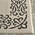 thumbnail image 5 of Safavieh Courtyard Ellie Oriental Indoor/Outdoor Area Rug, Sand/Black, 7'10" x 7'10" Square, 5 of 16
