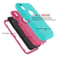 thumbnail image 4 of iPhone XR Cases, Sturdy Phone Case for iPhone XR 6.1", Tekcoo Full-Body Shockproof Protection Heavy Duty Armor Hard Plastic & Shock Absorption Rubber Rugged Bumper 3-in-1 Case Cover, 4 of 8