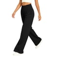 thumbnail image 5 of Aofany Women's Yoga Pants with Pockets for Women Wide Leg Stretchy Workout Trousers Fitness Sports Running Yoga Athletic Pants, 5 of 6