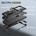 thumbnail image 2 of for Samsung Galaxy Z Fold 5 Case with Slide Camera Cover & Screen Protector,  Phone Case Built-in 360° Rotate Ring Stand Heavy Protective for Samsung Z Fold 5 5G Case Accessories Black, 2 of 7