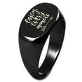 thumbnail image 1 of Sterling Silver Enjoy Every Moment Engraved Oval Flat Top Polished Ring, 1 of 1