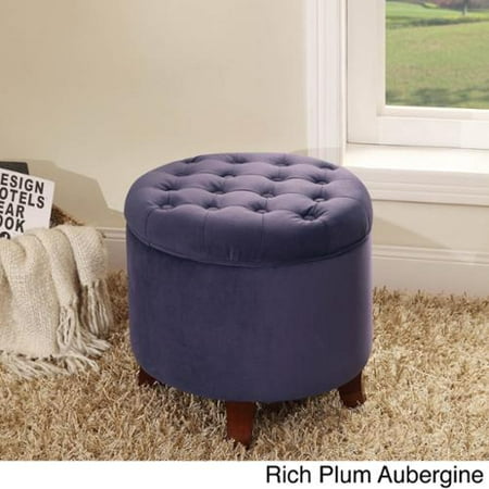 HomePop Large Round Storage Ottoman - Walmart.com HomePop Large Round Storage Ottoman - HomePop Large Round Storage Ottoman - Walmart.com