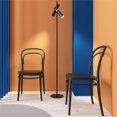 thumbnail image 2 of Siesta Exclusive ISP251-BLA Chaise d'Extérieur en Résine Marie Noire - Ensemble de 2, 2 of 7