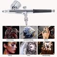 thumbnail image 3 of Airbrush, Air Brush 10L/min Stainless Steel Easy Adjustment  For DIY, 3 of 8