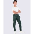 thumbnail image 5 of Real Essentials 3 Pack: Boy's Active Athletic Casual Jogger Sweatpants with Pockets, 5 of 6