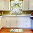 thumbnail image 2 of Traditional Elegance Butterflies Printed Cottage Window Curtain Set - 57x24 - Green, 2 of 2