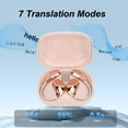 thumbnail image 4 of AI Language Translation Earbuds, 3 in 1 Translator Earbuds Real Time 7 Translation Modes, 164 Languages Real Time Translator Long Battery Life Travel Business Learning, 4 of 7