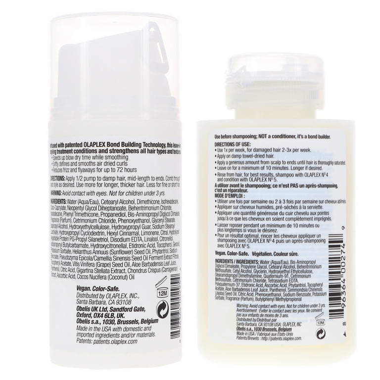Olaplex No. 3 Hair Protector & No. 6 Bond Smoother Styling