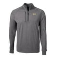 thumbnail image 2 of Men's Cutter & Buck Heather Black Vanderbilt Commodores Big & Tall Adapt Eco Knit Heather Quarter-Zip Top, 2 of 3