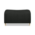 thumbnail image 4 of Jennifer Taylor Home Roman Curved Headboard Upholstered Platform Bed, Queen, Ebony Black Boucle, 4 of 10