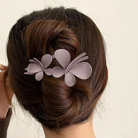 Elegant Women Girls Hair Barrettes Clips Non- Grip Hairpins for Fine Thin Hair