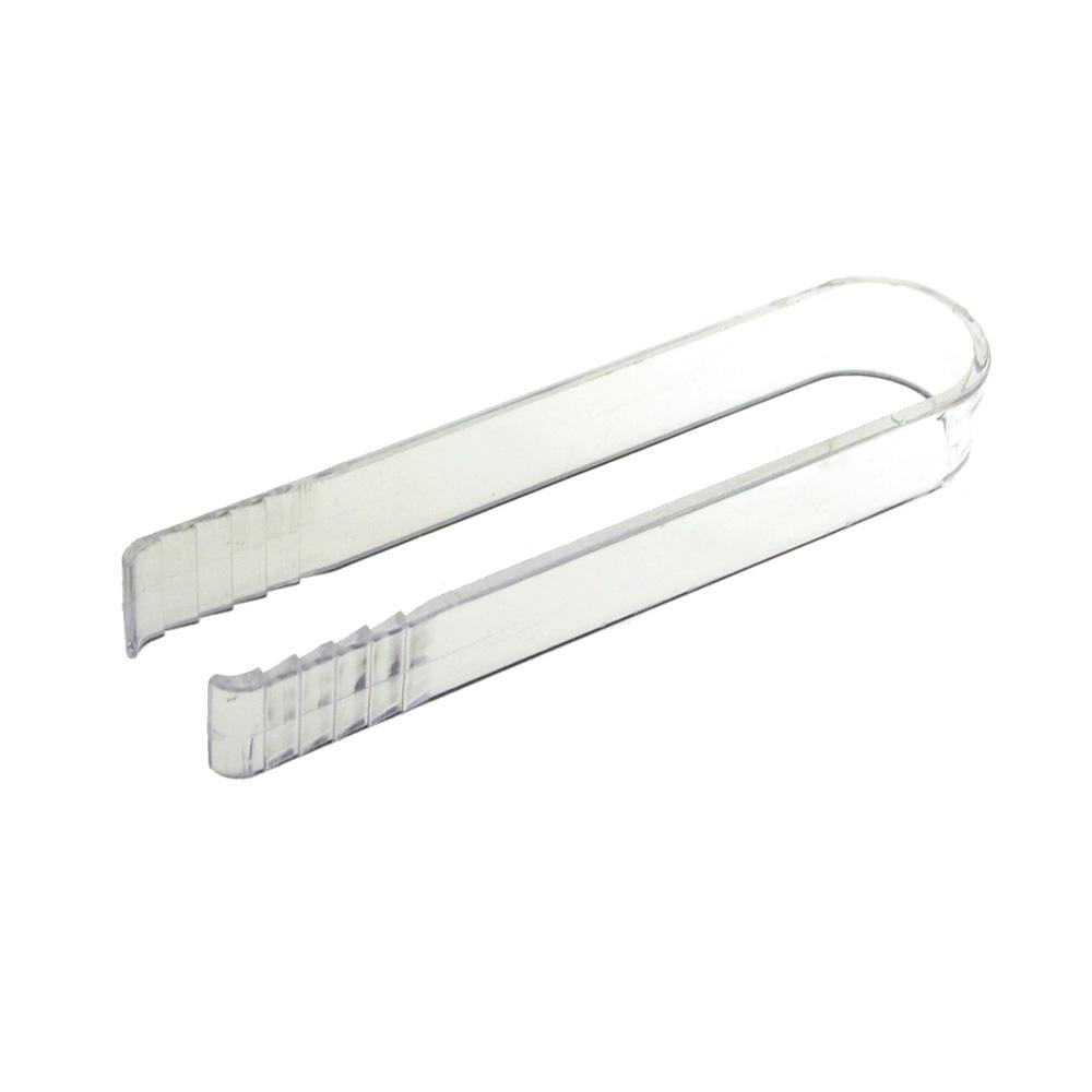 Clear Plastic Tongs, 5Inch, 12Piece