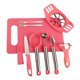 thumbnail image 5 of Conjunto de herramientas de frutas Macarena 8 en 1 Seguro Y Duradero rosado, 5 of 6