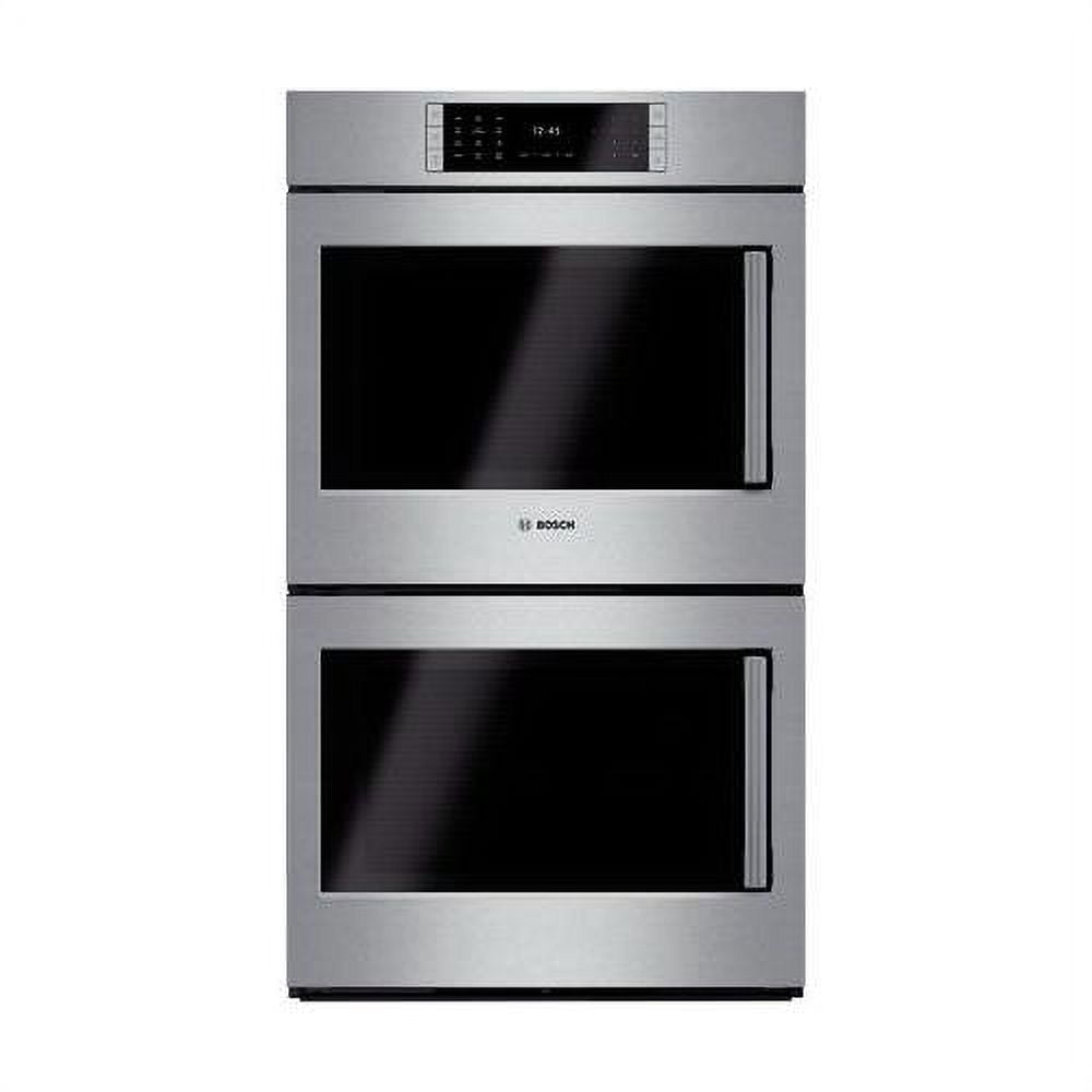 HBLP651LUC 30"" Double Wall Oven with 4.6 cu. ft. Capacity Ovens  Left SideOpening Door  14 Cooking Modes  SteelTouch Buttons  Self-Clean  AutoProbe and Star-K Certified  in Stainless Steel
