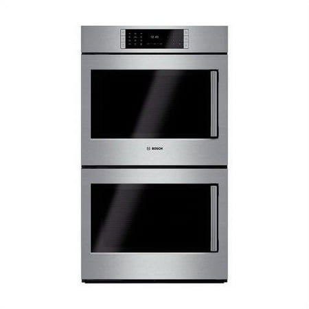 Bosch - Benchmark Series 29.8" Built-In Double Electric Convection Wall Oven - Stainless steel
