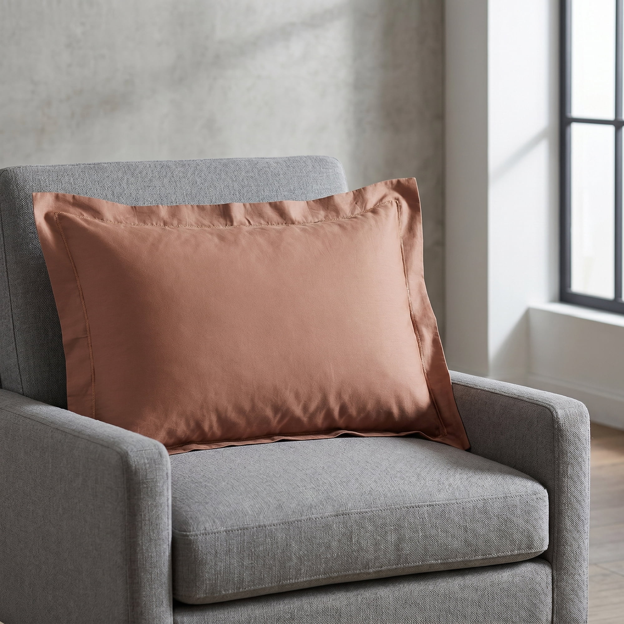 Unique Bargains 2 Pack Cotton Pillowcase Cooling Envelope Closure Bedding Queen Dark brown