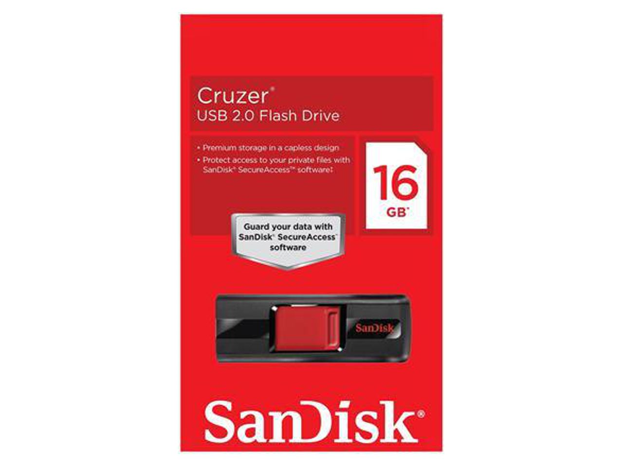 SanDisk 16GB Cruzer CZ36 USB 2.0 Flash Drive (SDCZ36-016G-B35) - image 4 of 4