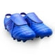 thumbnail image 2 of Manriquez Botines de fútbol piel tachones suela TPU césped natural azul, 2 of 5