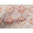thumbnail image 4 of oneOone Cotton Cambric Orange Fabric Dot|Heart & Shapes Geometric Dress Material Fabric Print Fabric By The Yard 56 Inch Wide, 4 of 4