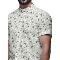 thumbnail image 4 of BESTMAN Chemise Décontractée Ajustée en Coton à Manches Courtes Imprimée pour Hommes, 4 of 5