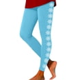 thumbnail image 1 of Gibobby Leggings deportivos mujer Leggings con estampado de Navidad para mujer, pantalones para Yoga, correr, gimnasio, pantalones de Yoga, mallas de compresión(Azul,XG), 1 of 5
