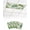 Green,Gold,Beige, variant on 3 Pack Fluorescent Light Cover for Ceiling Lights, Green Monstera Leaves Magnetic Classroom Light Filters 4x2 Feet, Vintage Tropical Summer Botanical Decorative Ceiling Shade Panel for Office