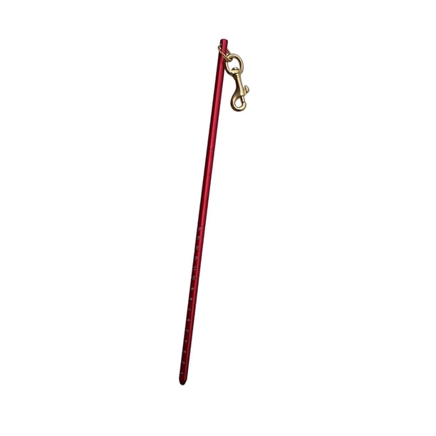 Varilla de buceo resistente para langosta, ideal para el agua. rojo