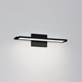 thumbnail image 2 of WAC Lighting Line 18" 1-Light LED 3000K Aluminum Bathroom Vanity Light in Black, 2 of 3