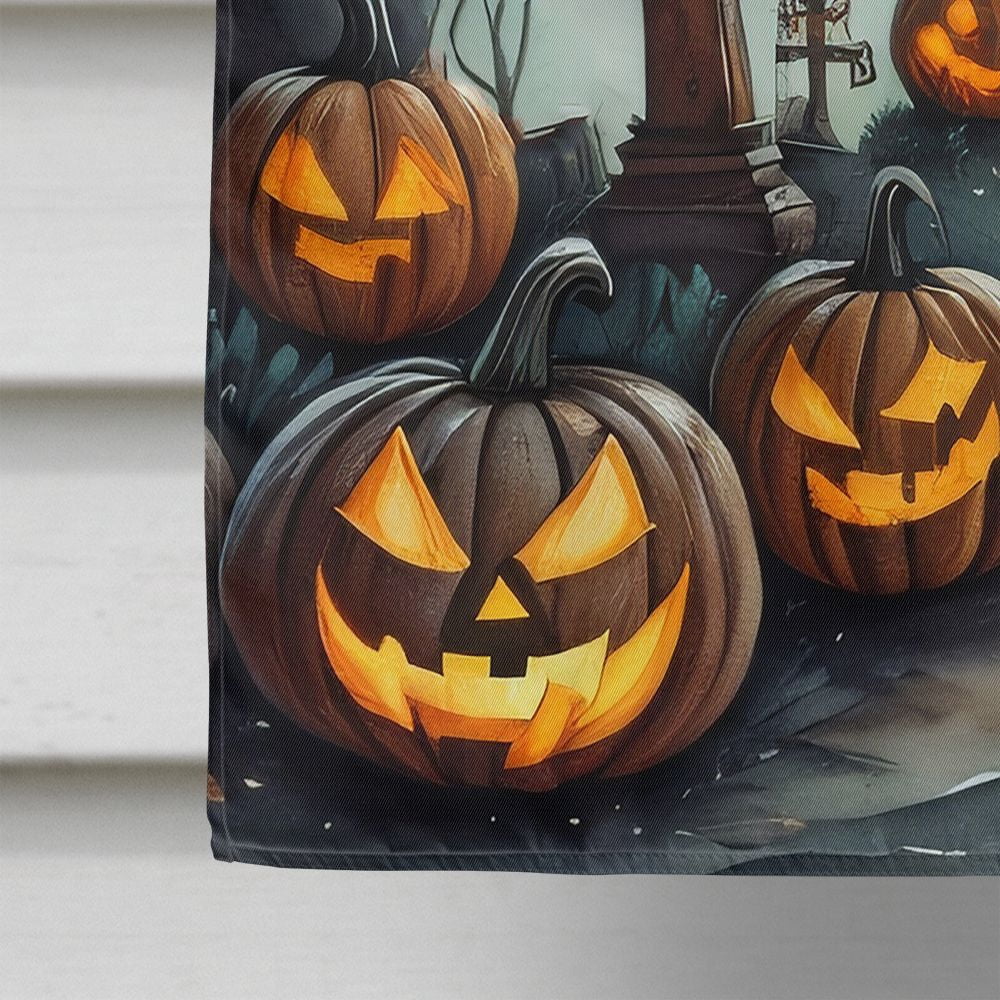 28x40 Inch Double-Sided Halloween Decorative Pole Flag for Outdoor Home Display