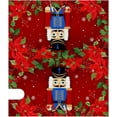 thumbnail image 4 of Merry Christmas Nutcracker Poinsettia Decoration Mailbox Cover with Magnetic Strip Winter Mailbox Wraps Post Letter Box Cover Standard Size 21" X 18" for Garden Outdoor Yard Decor, 4 of 6