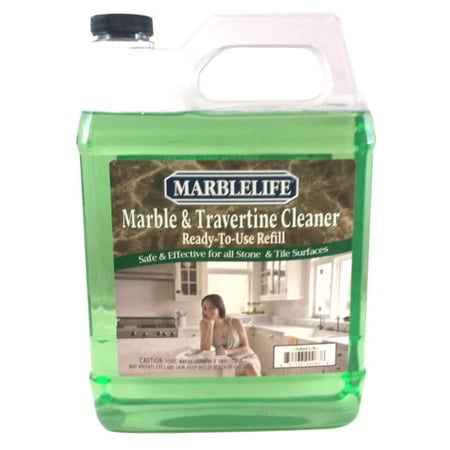 MARBLELIFE Marble & Travertine Cleaner Refill (Best Way To Clean Travertine Shower)