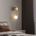 thumbnail image 2 of Lámpara de Pared LED Minimalista, Estilo Nórdico, de Lujo, para Pasillo, y Sencilla, para Dormitorio y Mesita de Noche., 2 of 5
