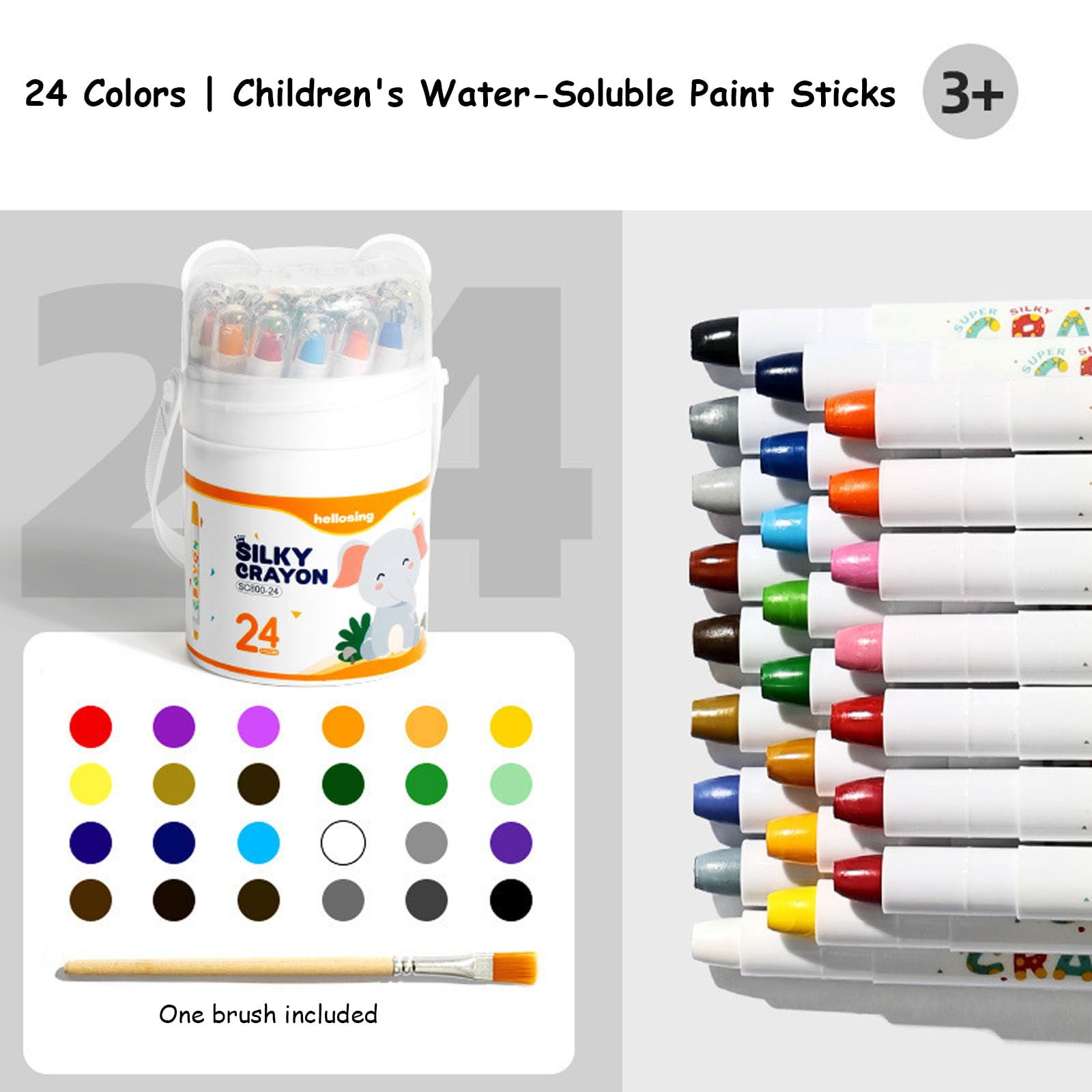 Solivara Twistable Crayon For Little Hand And Art (C,5.91×3.94in)