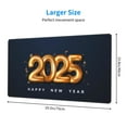 thumbnail image 2 of Naloa 2025 Happy New Year 6 Gaming Mouse Pad Large Mouse Mat Long Extended Desk Pad Non-Slip Rubber Mice Pads Stitched Edges Thin Pad (16x29.5 Inch), 2 of 8