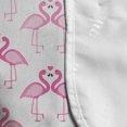 thumbnail image 4 of Hawaii Microwave Oven Cover, Tropical Summer Birds Repetitive Pattern of Love Flamingos and Hearts, Water Resistant Organizer with Pockets for Kitchen, 36" x 12", Pink and Pastel Pink, by Ambesonne, 4 of 4