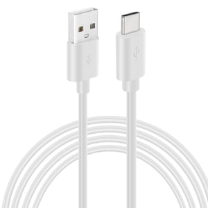 Uxcell 23Ft USB Câble de recharge de type C, USB à USB C Câble de charge, blanc